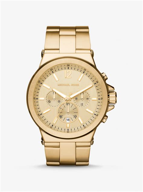 michael kors dylan navy watch|oversized dylan gold tone watch.